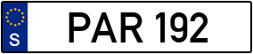 Truck License Plate